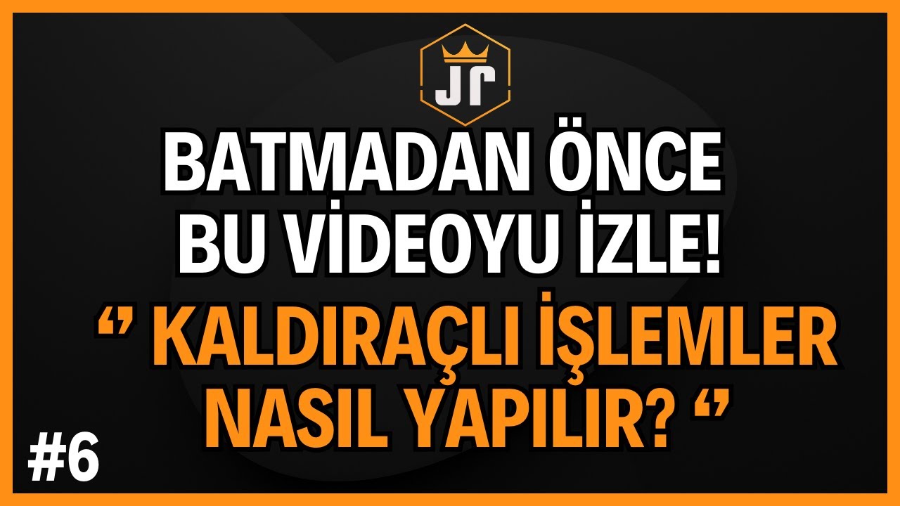 Kaldıraçlı Vadeli (Futures) İşlemler Nasıl Yapılır? Batmadan Önce Bu Videoyu İzle Sıfırdan Eğitim #6