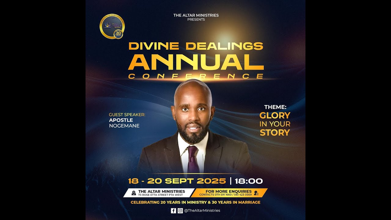 APOSTLE NOGEMANE: THERE IS GLORY IN YOUR STORY.