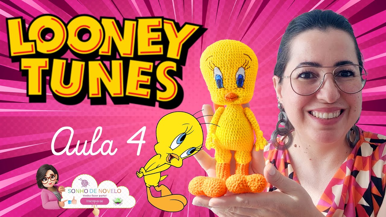 Piu piu  Tweety Bird Amigurumi  Aula 4