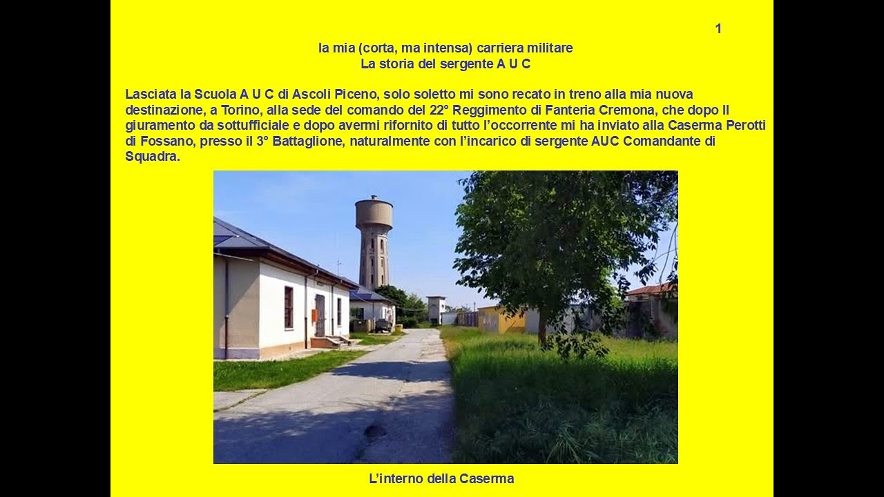 la mia corta ma intensa carriera militare parte seconda