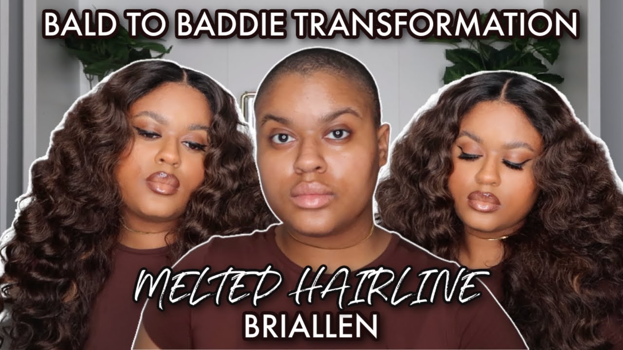 UNDER $40 *NEW* OUTRE MELTED HAIRLINE BRIALLEN REVIEW | BALD TO BADDIE TRANSFORMATION