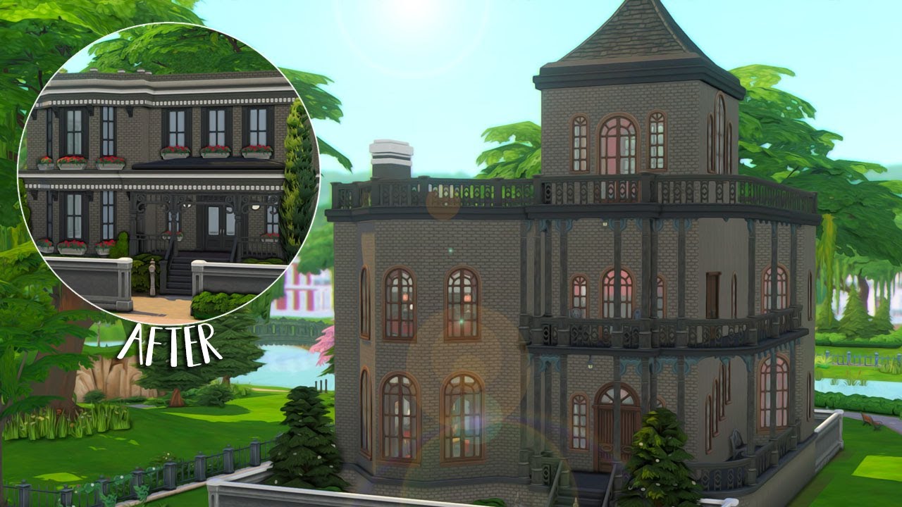 Готу нужен НОВЫЙ дом 🖤...(Sims 4 Быстрая сборка)