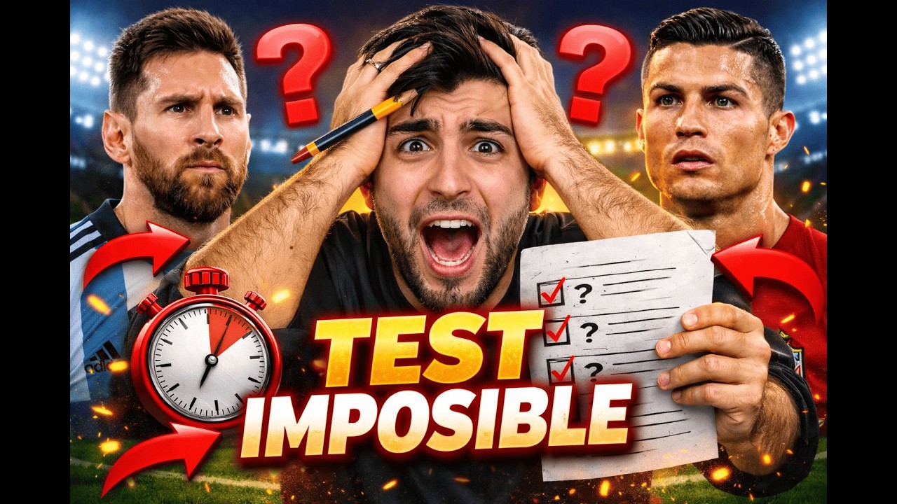 TEST PARA SABER CUÁNTO SÉ DE FÚTBOL//SAQUÉ BAJA NOTA?
