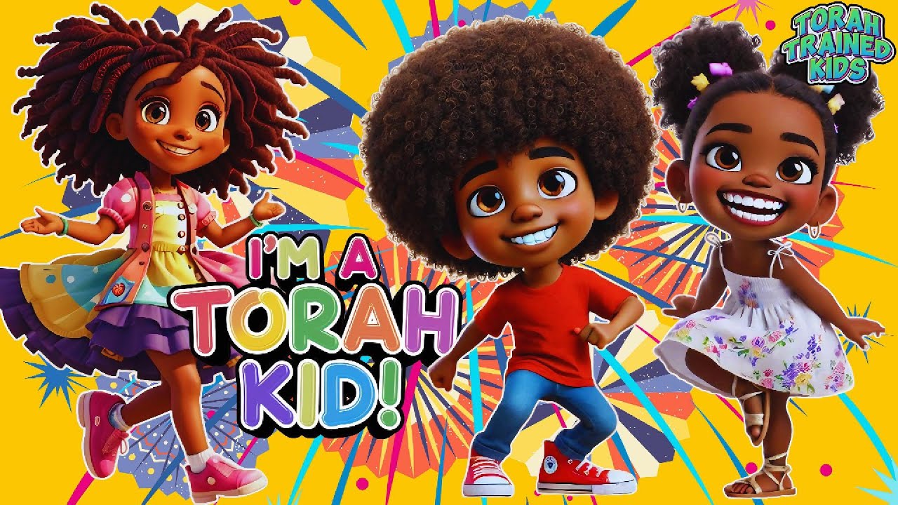 I Am a Torah Kid! | Hebrew Israelite Kids Sing-Along with Adira. 🎶✨