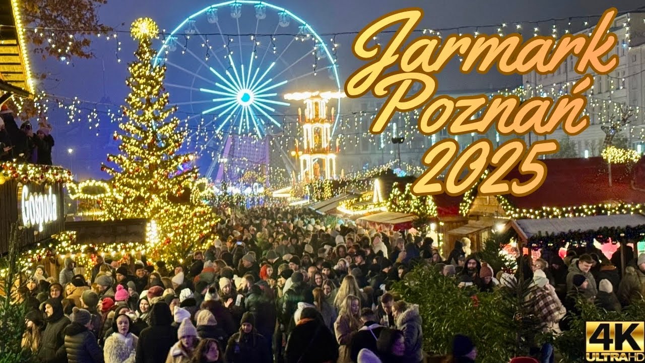 Co tu się dzieje?!!😲 Jarmark Świąteczny w Poznaniu 2025 | Spacer po Placu Wolności i Starym Rynku 