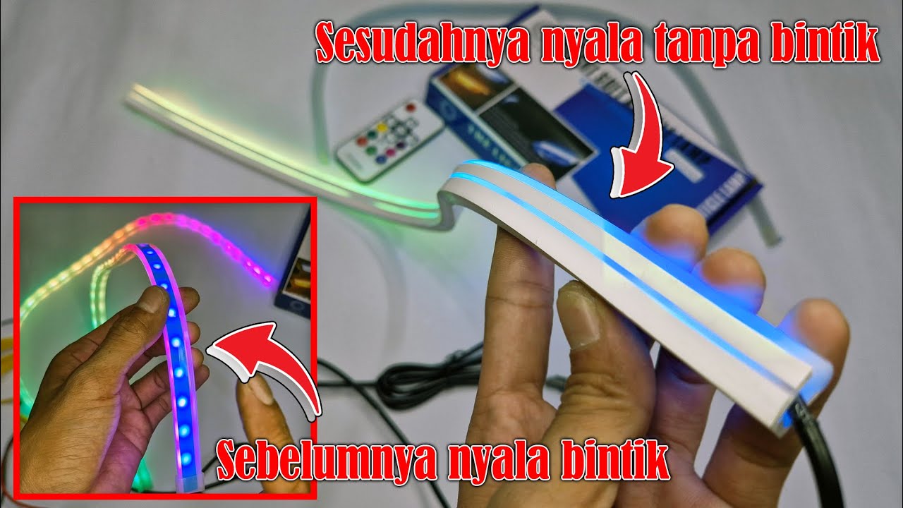 Tutorial dan Trik Led Alis RGB Bintik Nyala Lebih Soft