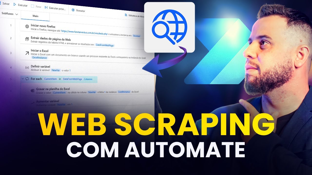 Como usar o Power Automate Desktop para fazer Web Scraping