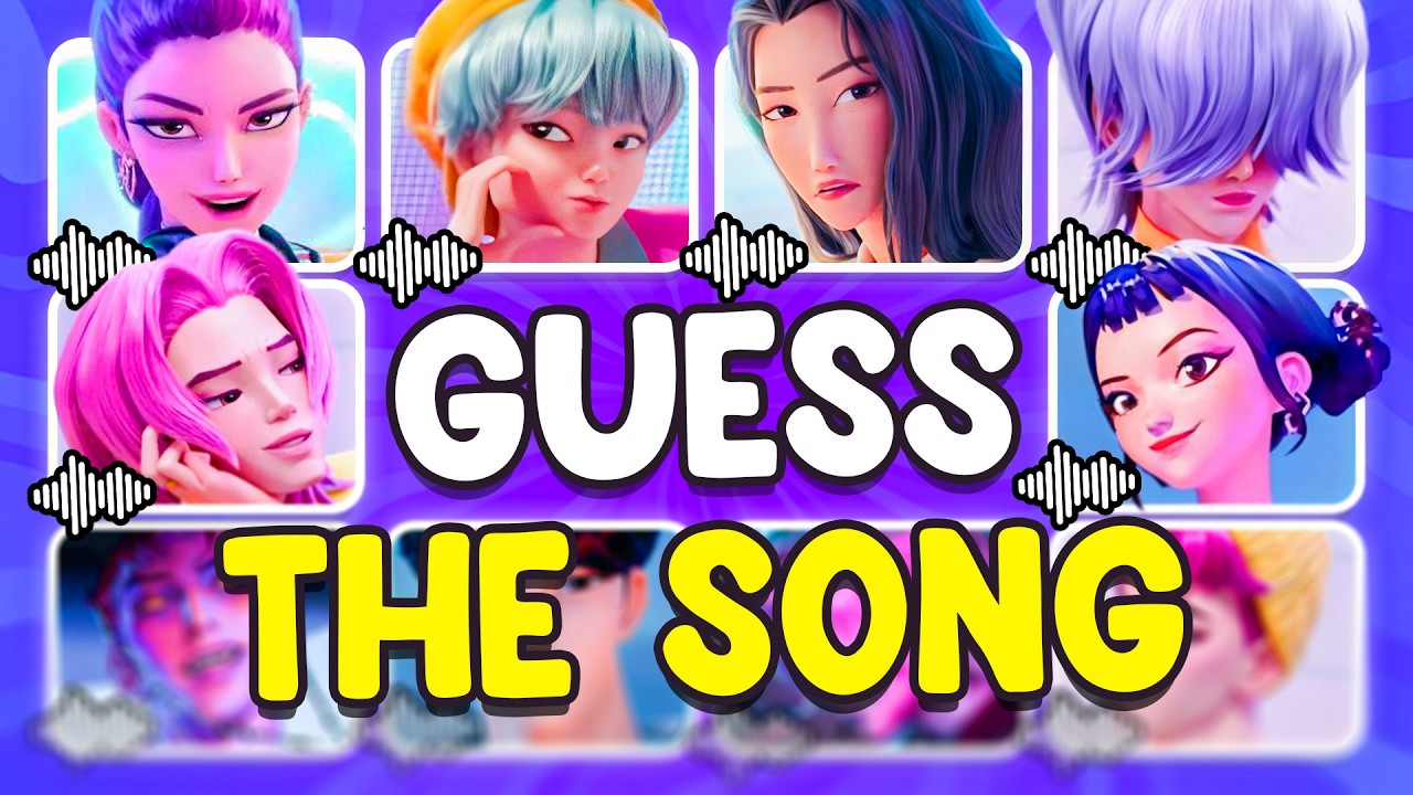 Guess KPop Demon Hunters Movie Character 2025 by Song & Voice 🎵 🎸🔥 Rumi, Saja Boys, Soda Pop