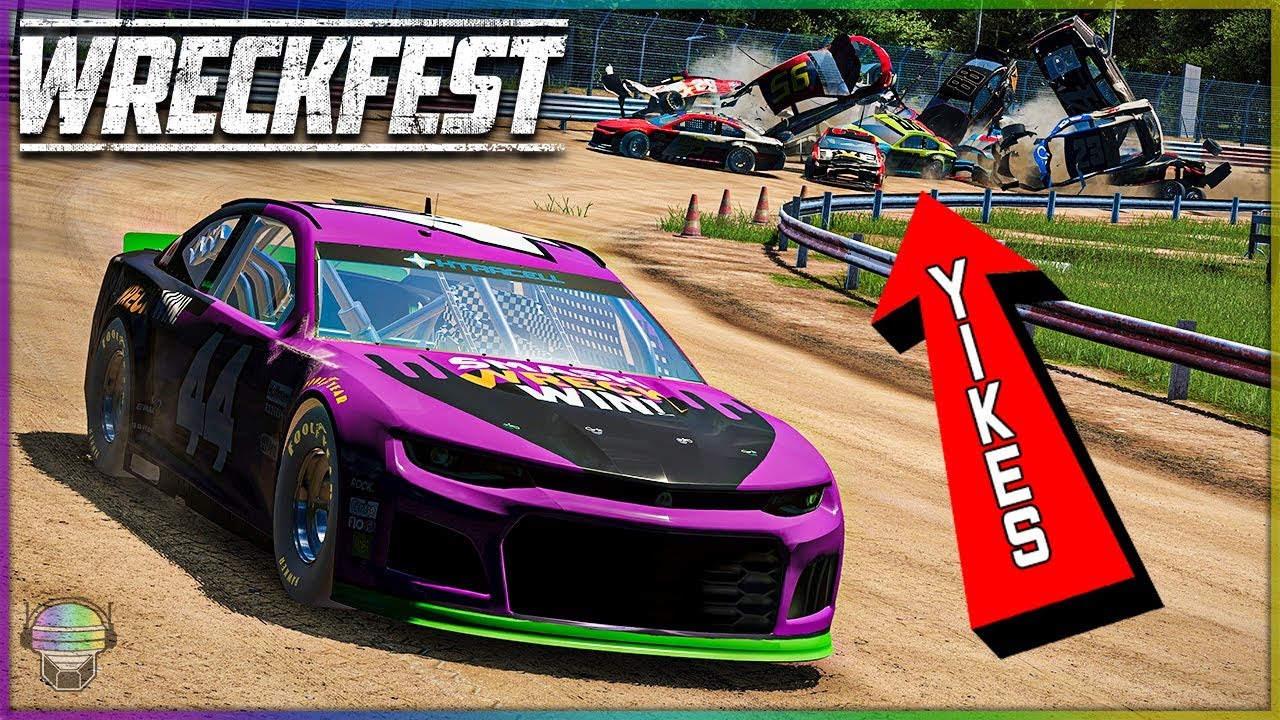 ПЕРЕЛЕТ ЧЕРЕЗ ЗАБОР! | Wreckfest | NASCAR