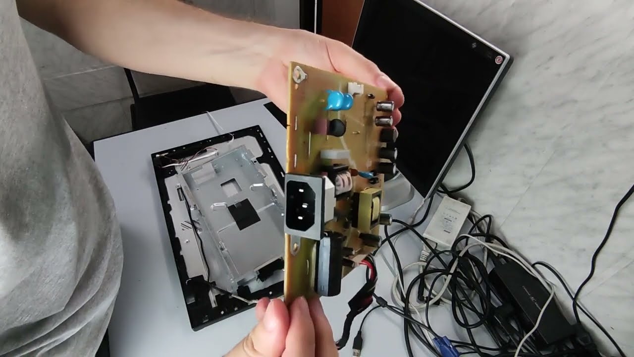 Полная разборка монитора Acer VG220Q Complete disassembly of the Acer VG220Q monitor