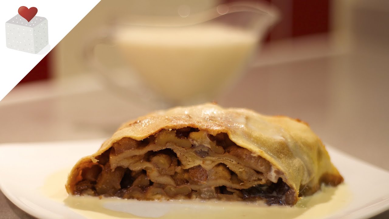 Strudel de manzanas | Recetas de repostería por Azúcar con Amor