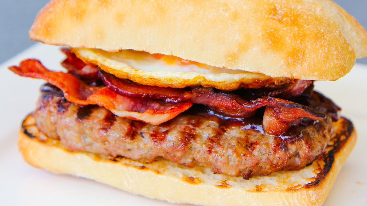 Sausage, Bacon and Egg BBQ Breakfast Roll - Recipe Video