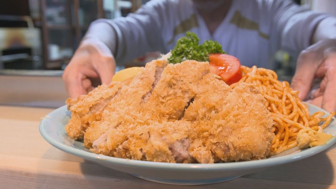 191025 町のいっぴん屋 創業40年！食堂のジャンボとんかつ！