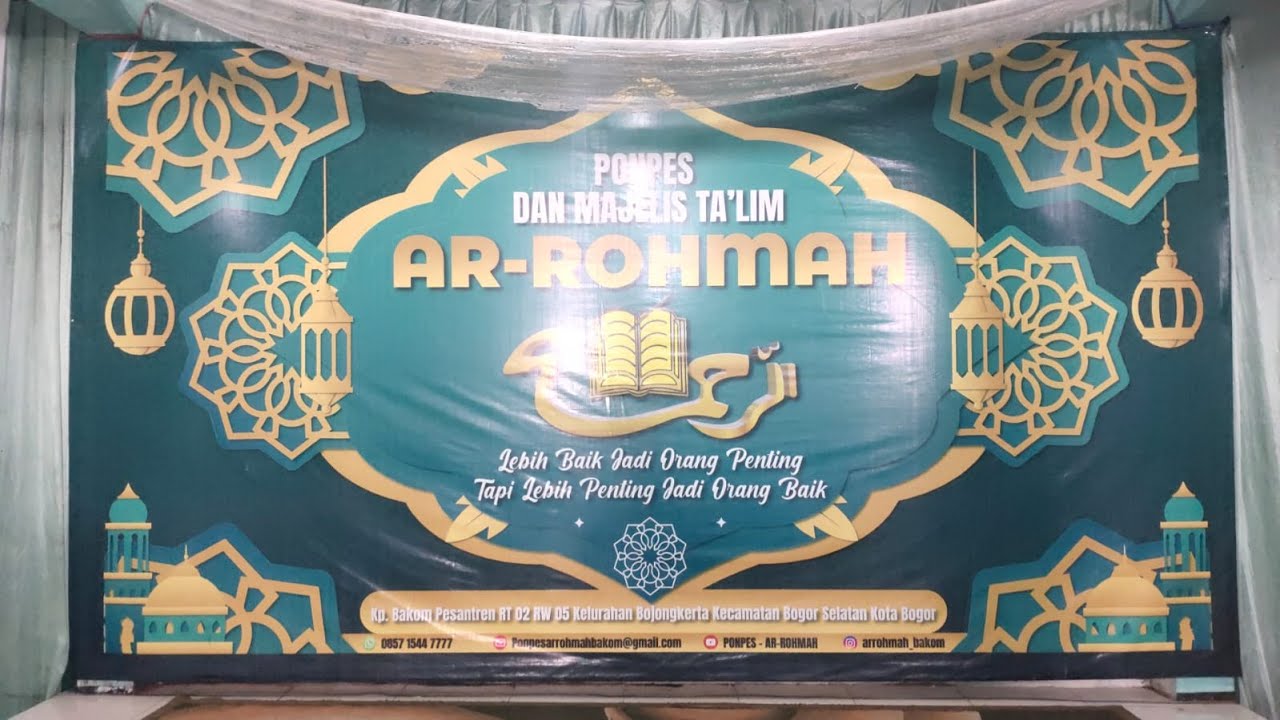 🔴 PERINGATAN ISRA MI'RAJ  NABI MUHAMMAD SAW PONPES AR ROHMAH-BAKOM  23 DESEMBER 2025