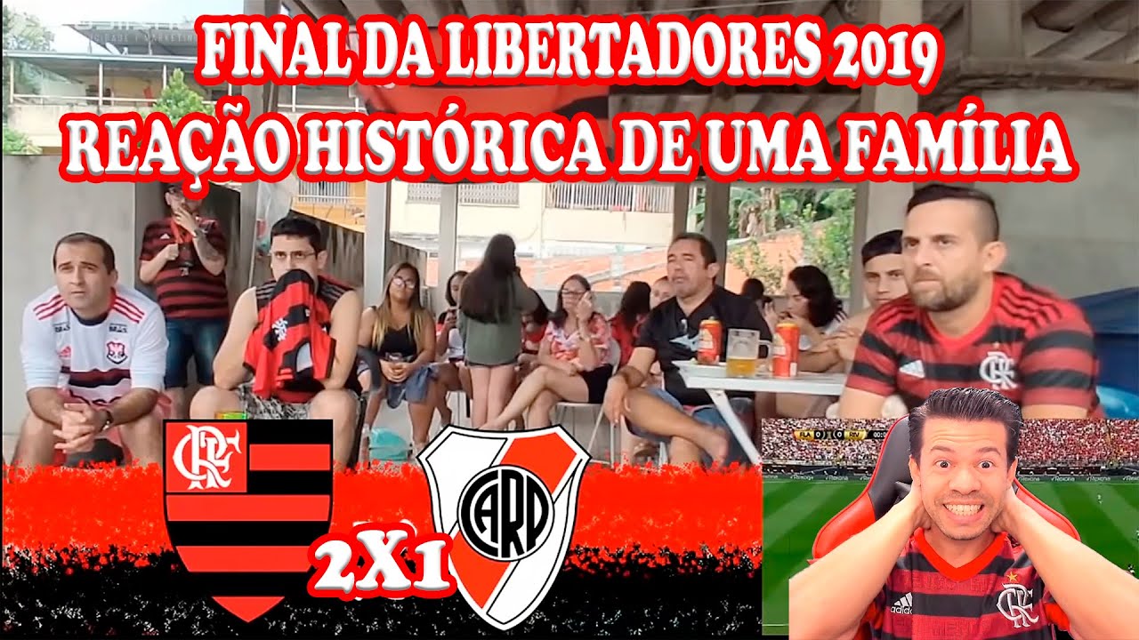 Reações Históricas - Flamengo 2x1 River Plate Libertadores