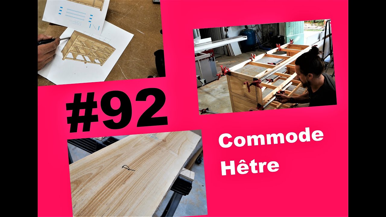 Commode en HÊTRE massif