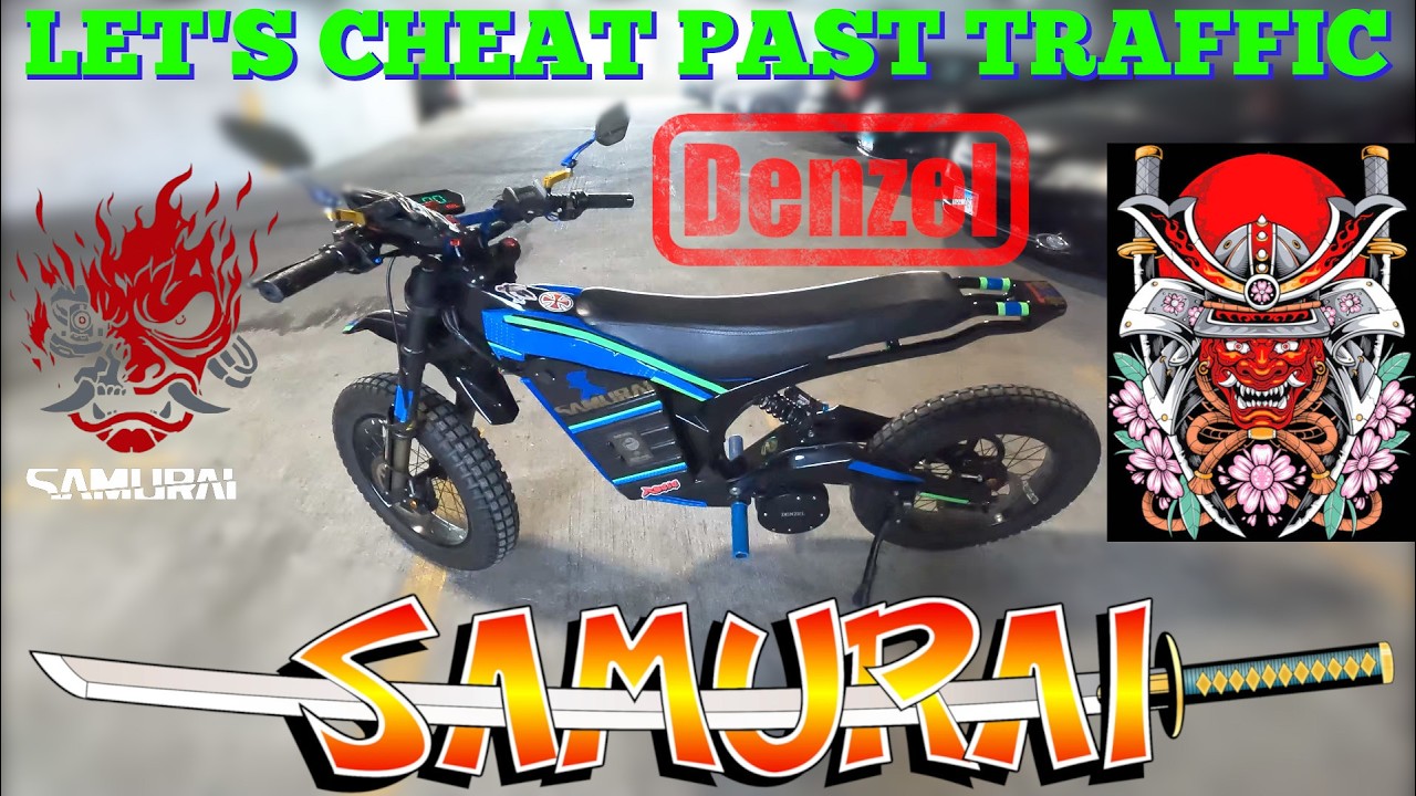 ELECTRIC DIRT BIKE DENZEL SAMURAI | 72V/37AH ~ 4.5KW ~ 53MPH | COMMUTING HOME FROM DOWNTOWN CHICAGO