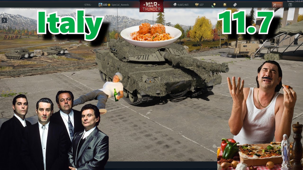 Italy 11.7 - War Thunder