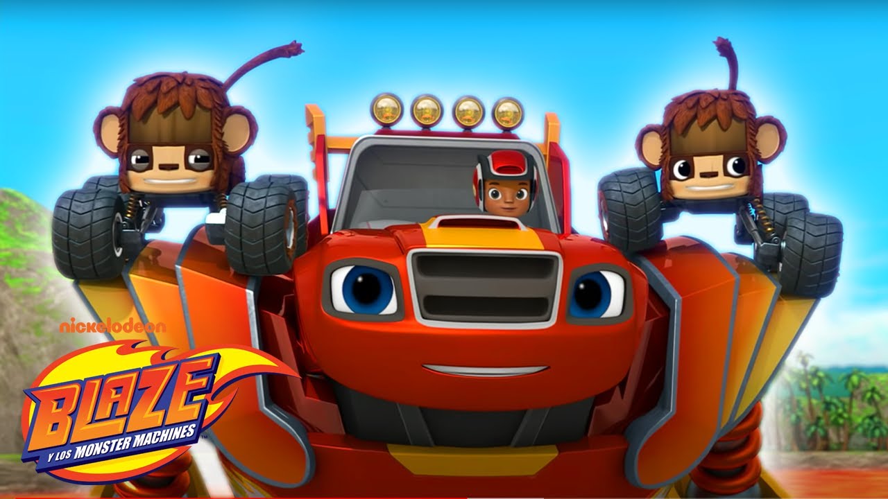 Blaze Robots Save Animals from Volcano! | Blaze and the Monster Machines