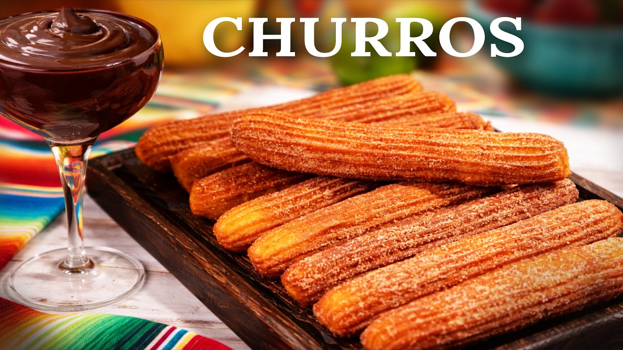 How to Make Perfect Churros with Chocolate Sauce