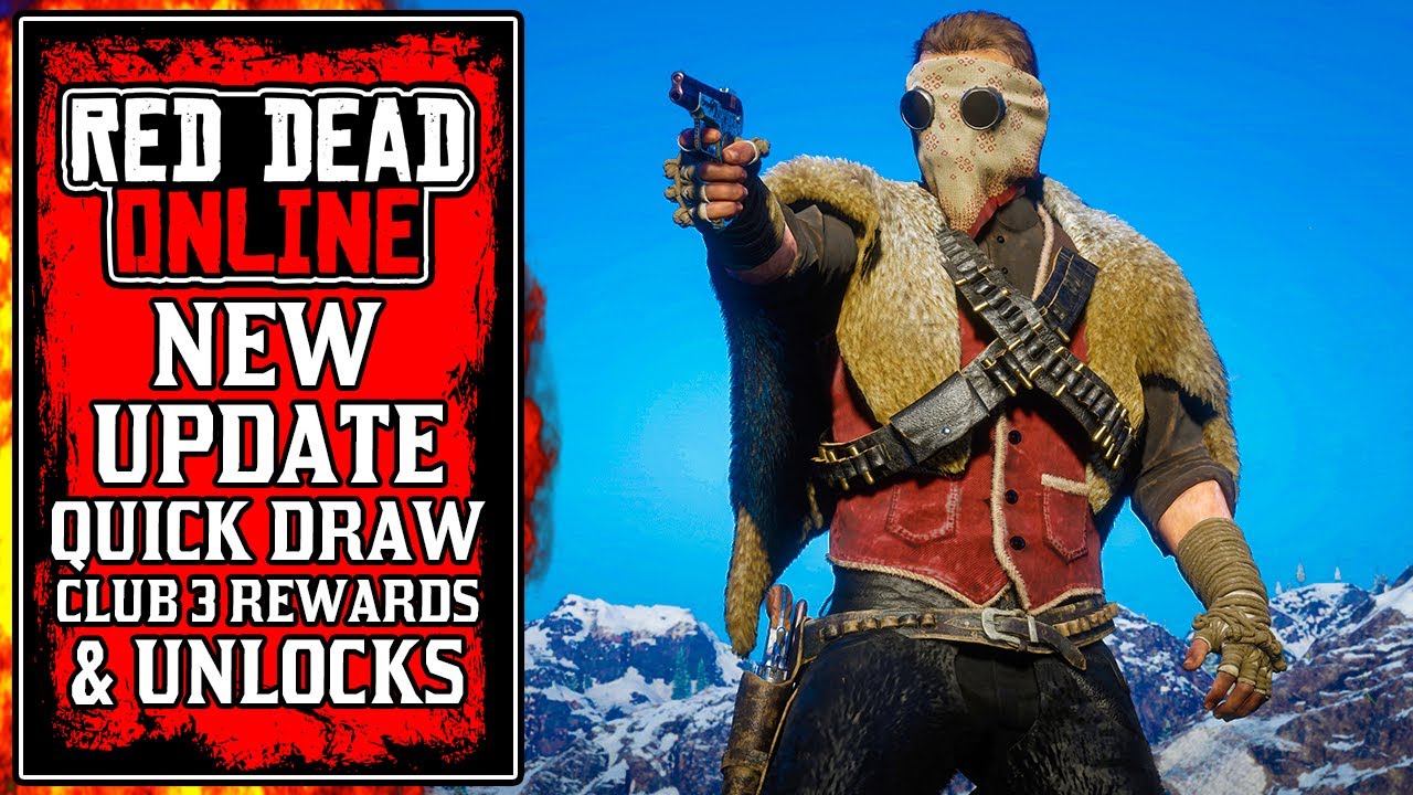 NEW Quick Draw Club 3 REWARDS, Items & Unlocks in Red Dead Online (New RDR2 Update Outlaw Pass)