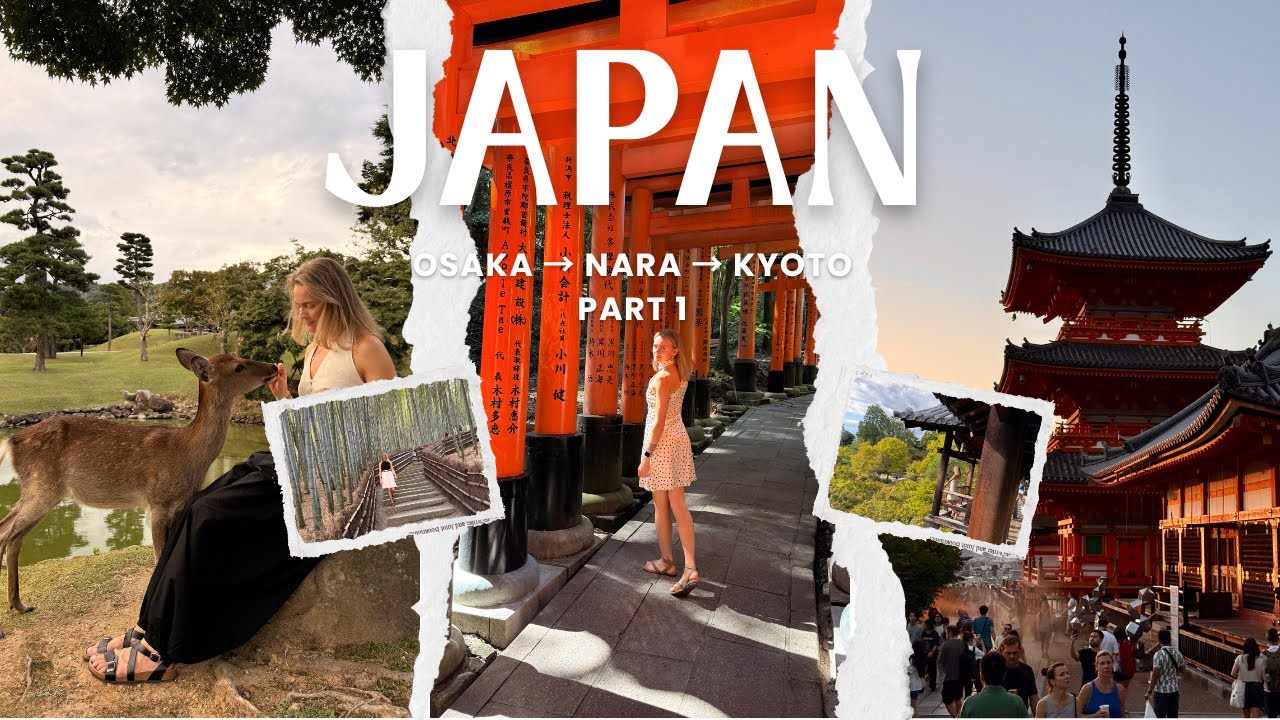 ПЕРВЫЕ ДНИ В ЯПОНИИ 🇯🇵 | Осака • Нара • Киото — Part 1