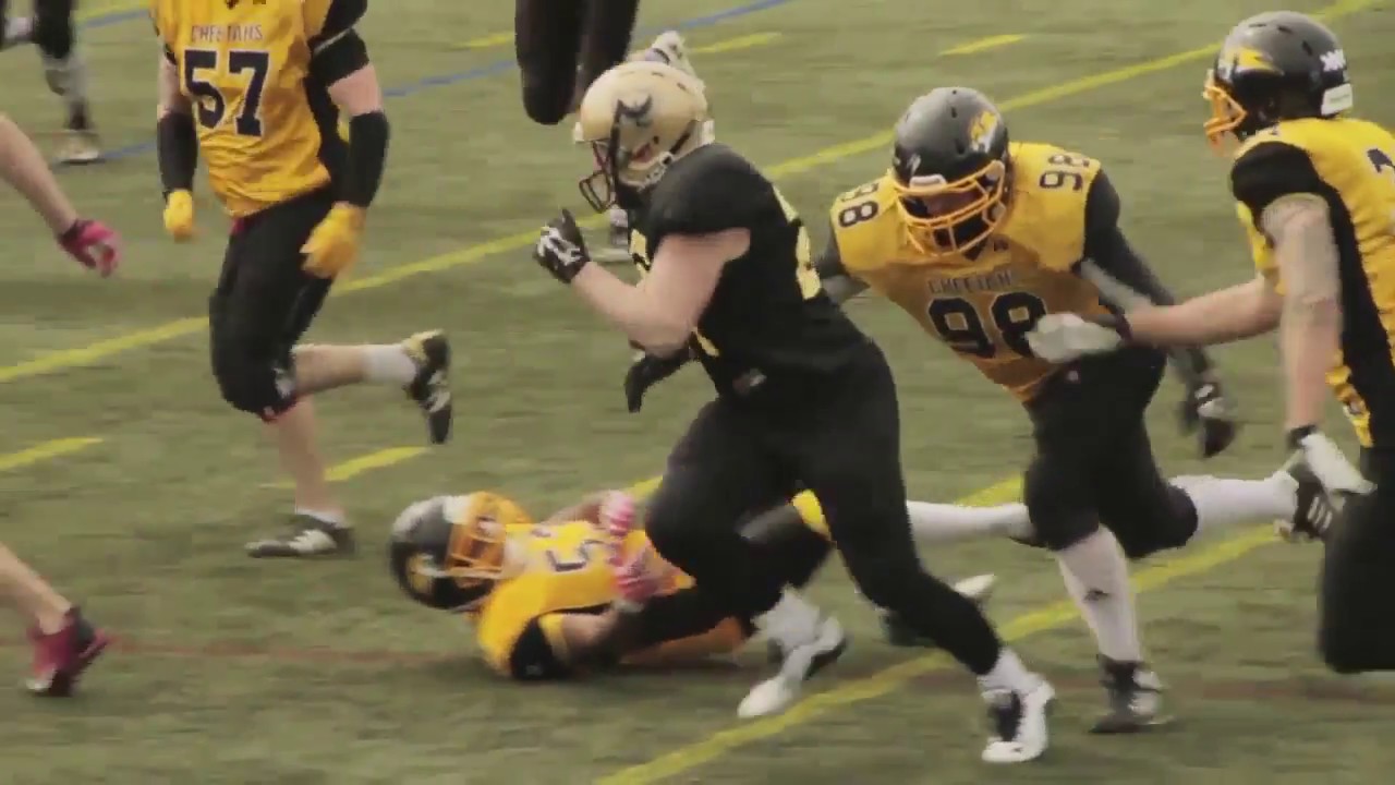 Solent Thrashers American Football - Highlights 2016 05 01 vs Cheetahs
