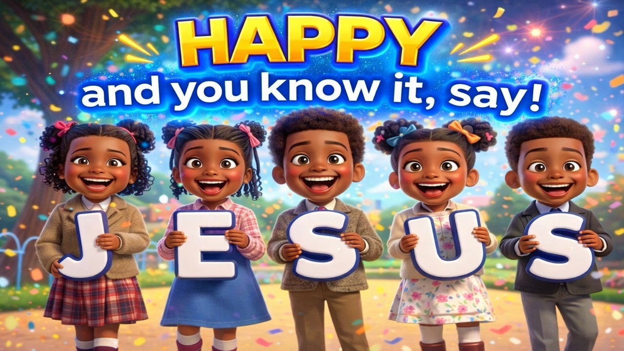 Say JESUS! 🙌 | If You’re Happy & You Know It (Kids Praise & Worship Song)