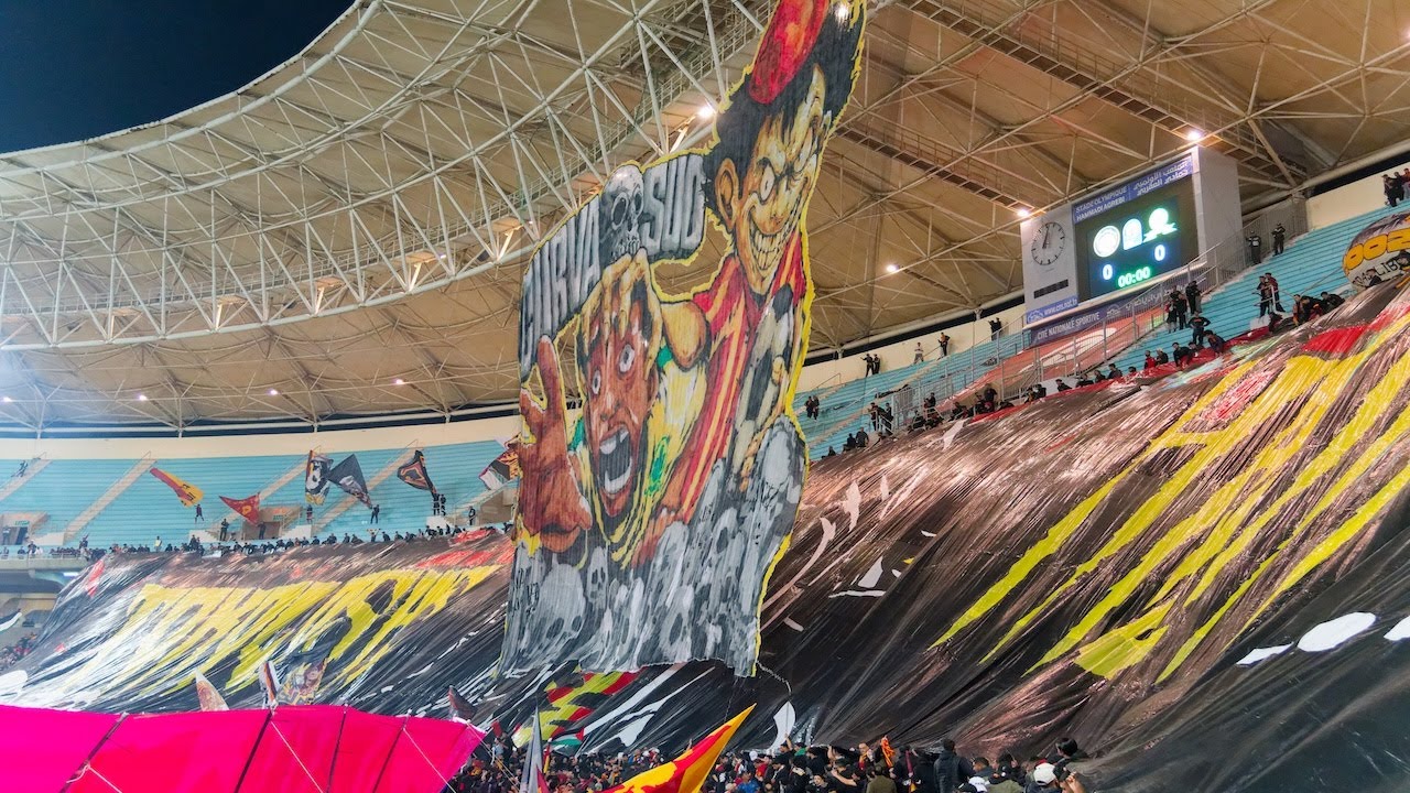Espérance Sportive de Tunis - Mamelodi Sundowns, choreographie and atmosphere, CAF Champions league