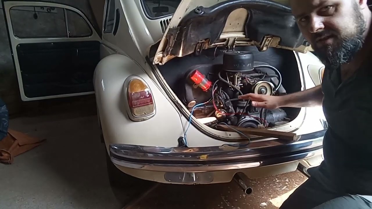COMO POR O FUSCA NO PONTO COM UMA LÂMPADA 12 V.