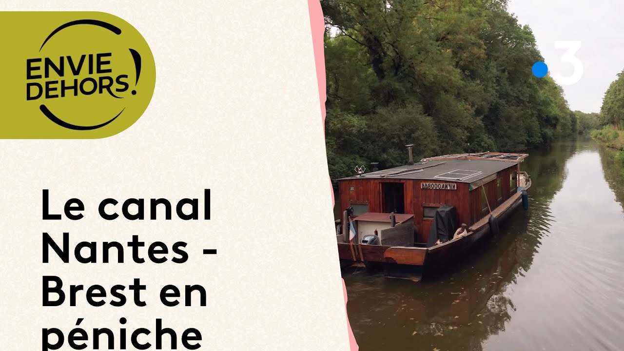 Découvrir le canal de Nantes à Brest en péniche
