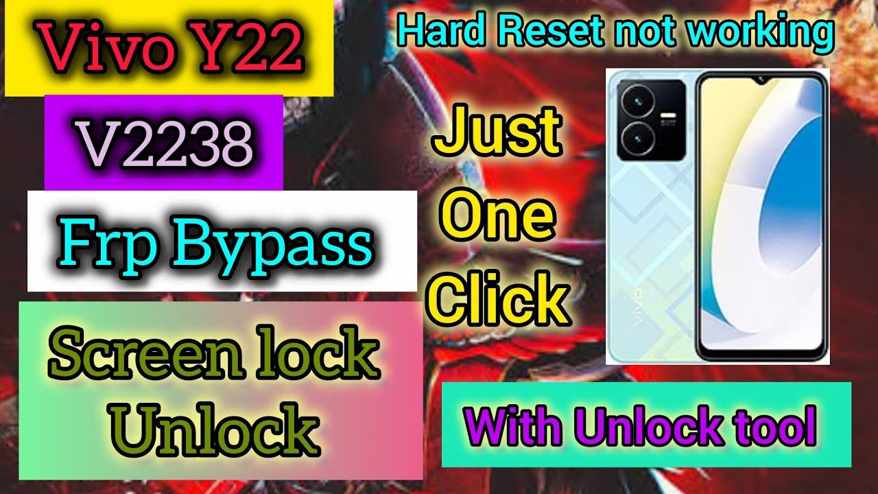 Vivo Y22 password/frp unlock tool one click 2025/All Vivo MTK CPU unlocking letest security 2025💯💯 