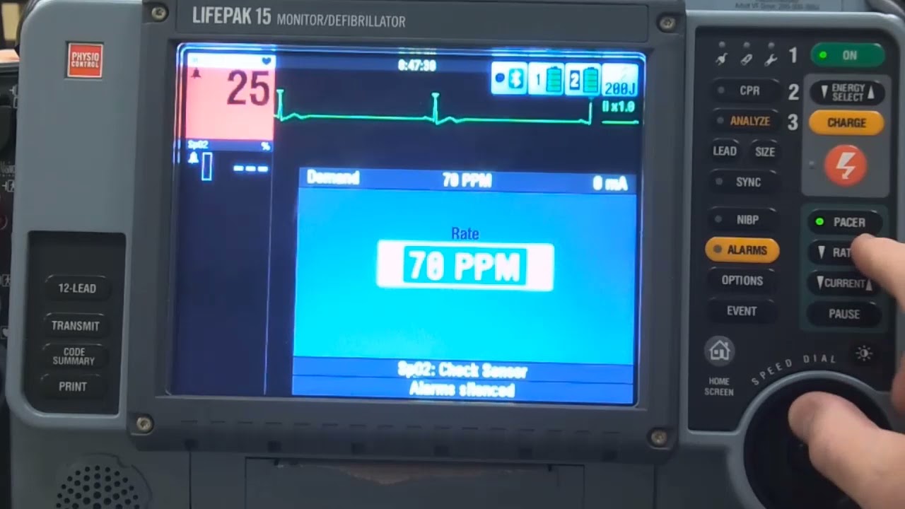 Pacing with LIFEPAK 15