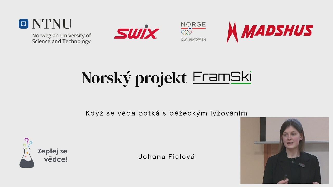 Johana Fialová: Norský projekt FramSki - když se věda potká s běžeckým lyžo... (Pátečníci 13.2.2026)