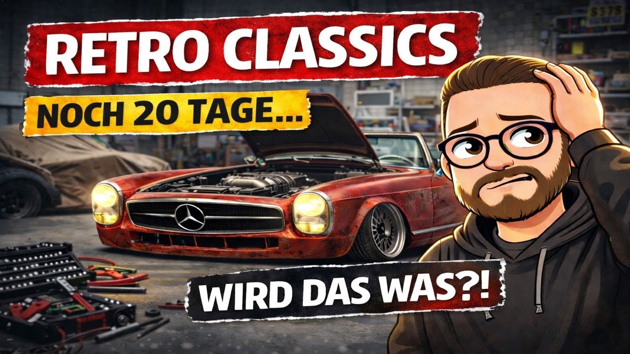Vorbereitung auf die Retro Classics 2026: Chaos in der Werkstatt I Schaffen wir das? I Lara´s Garage