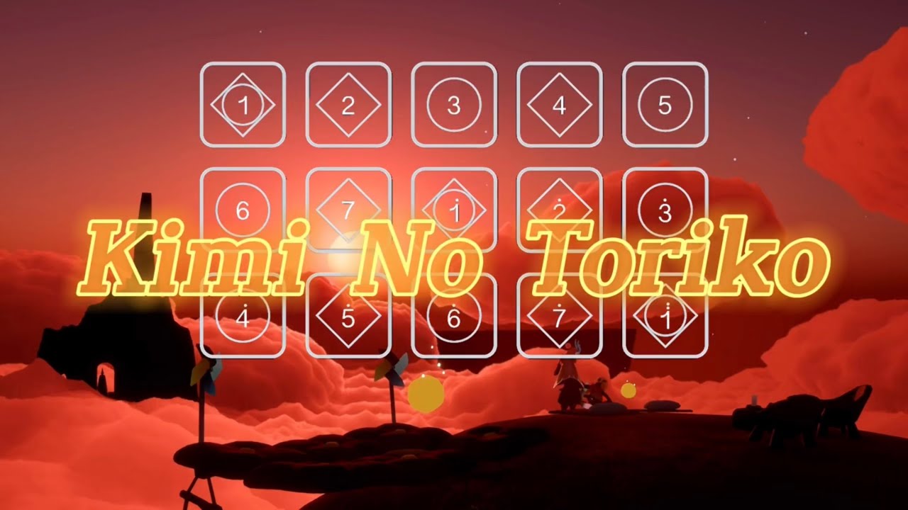 Kimi No Toriko - Summertime __ Sky Cotl Piano