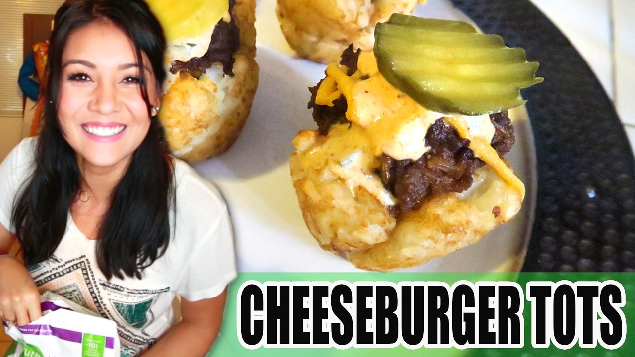 CHEESEBURGER TOTS! (vegan or nah) - #TastyTuesday