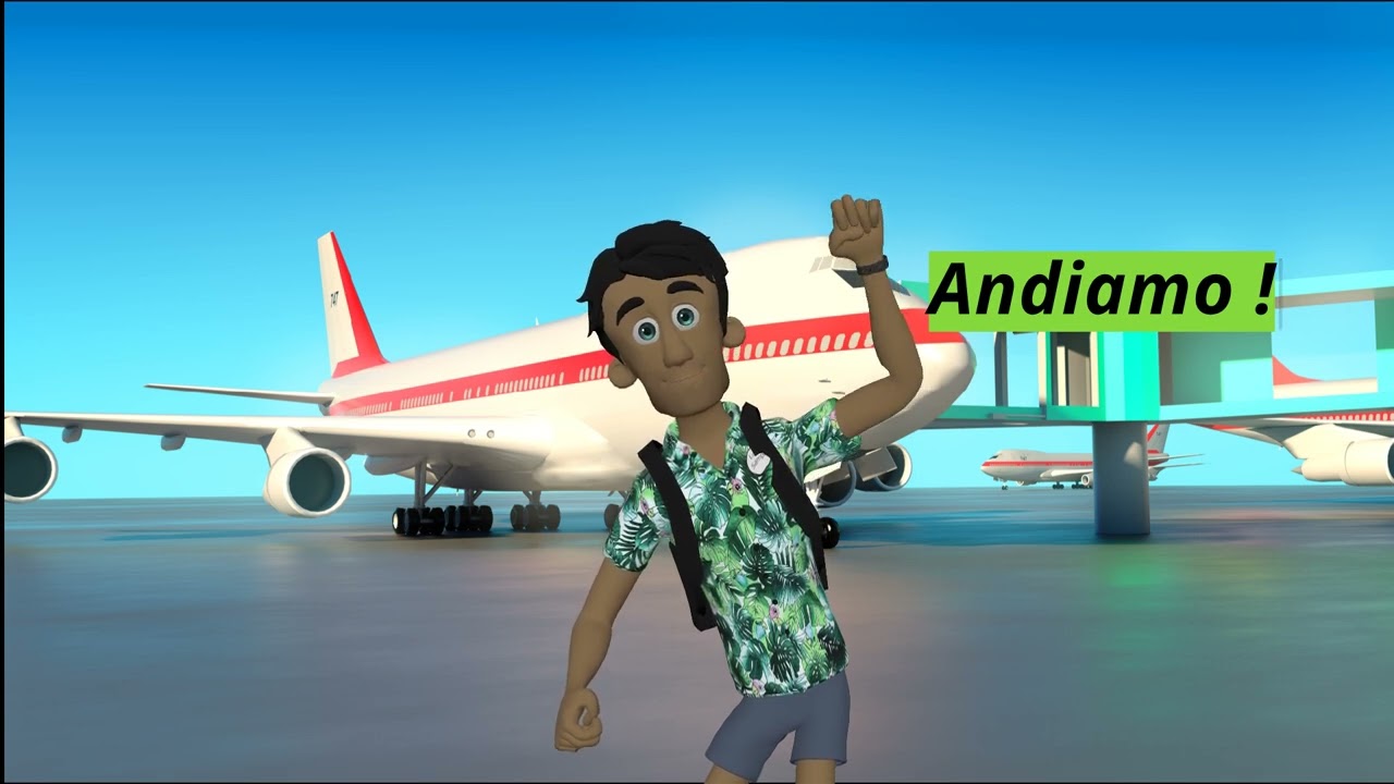 Learn Italian through a 21-day story adventure! Pick your character and go! (Chapter 1)