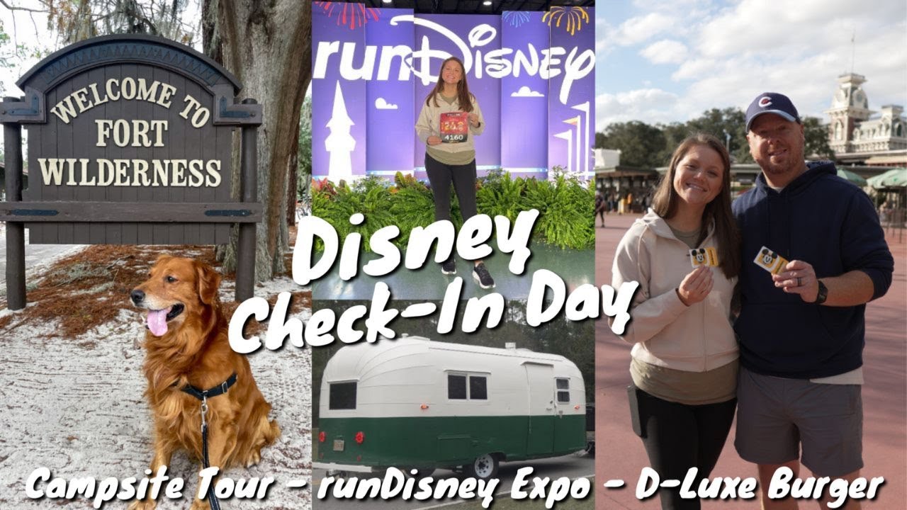 We Check Into Disney's Fort Wilderness Campground | Camper Setup, runDisney Expo, & D-Luxe Burger