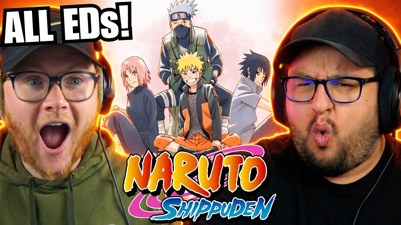 NOT A SINGLE BAD ENDING!!! REACTING to EVERY Naruto Shippuden Ending! (1-40)