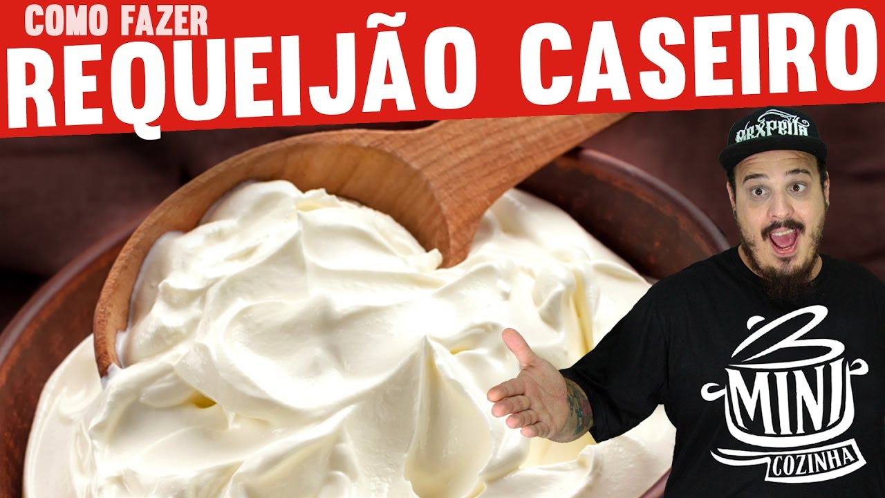 Como Fazer Requeijão Caseiro | Culinária Básica | #MINICOZINHA