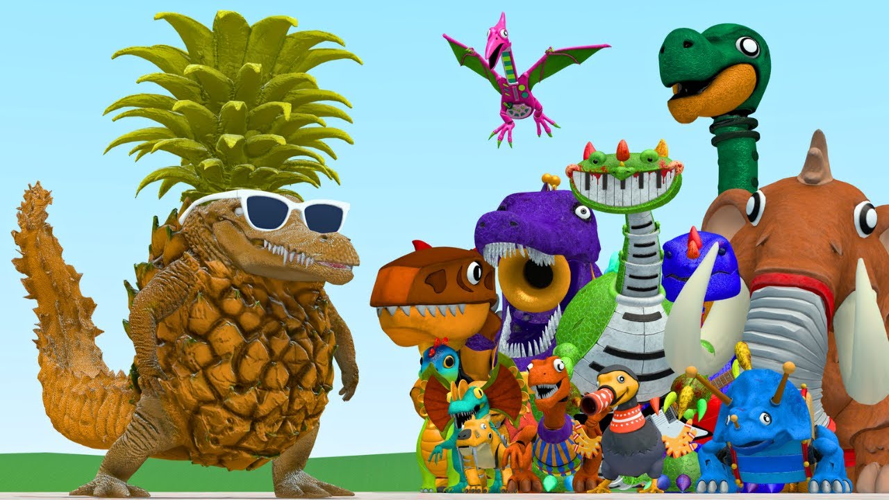 New Crocodildo Vs All Dino Toy Pianosaurus Family Poppy Playtime 5 Fanmade In Garry's Mod