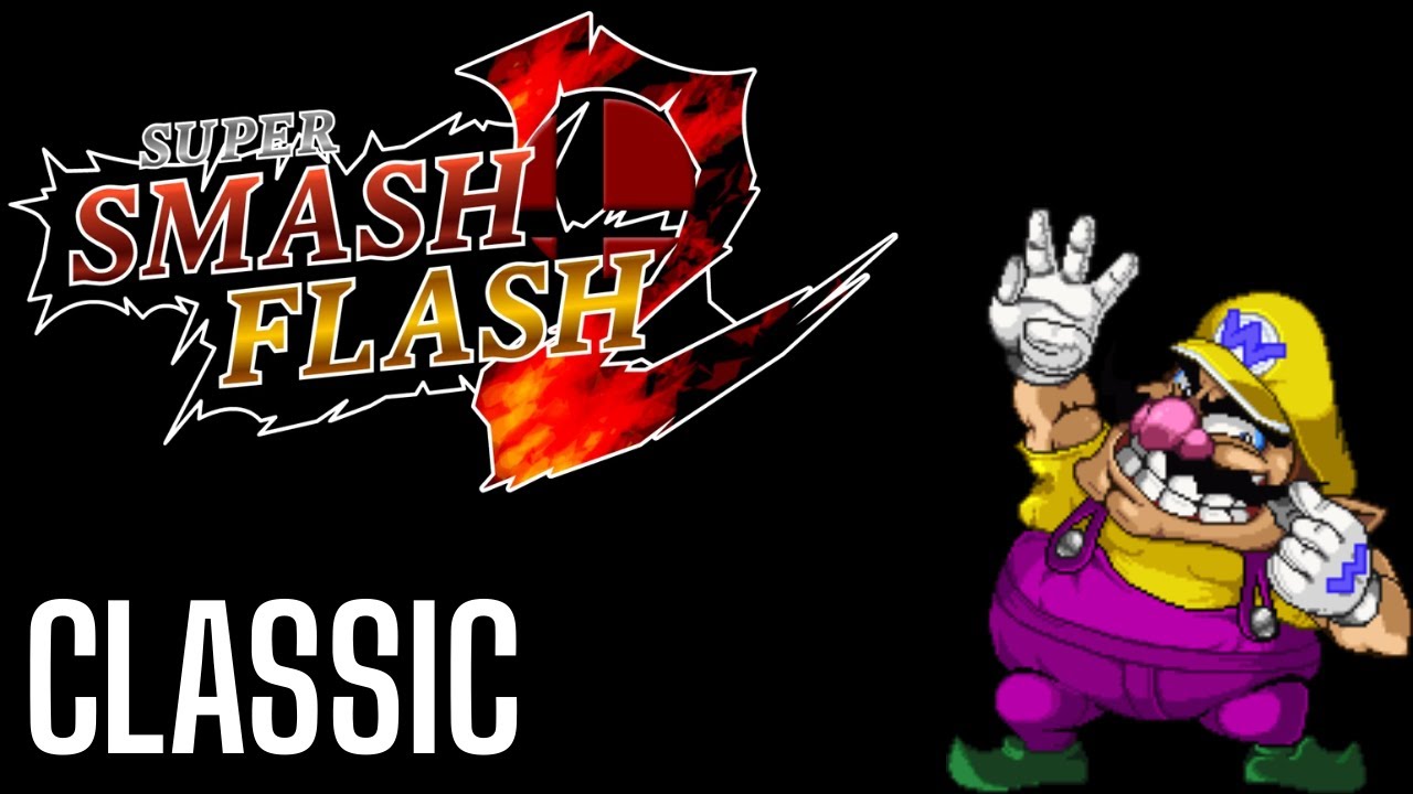 Super Smash Flash 2 (v1.4.0.1) - Classic Mode - Wario