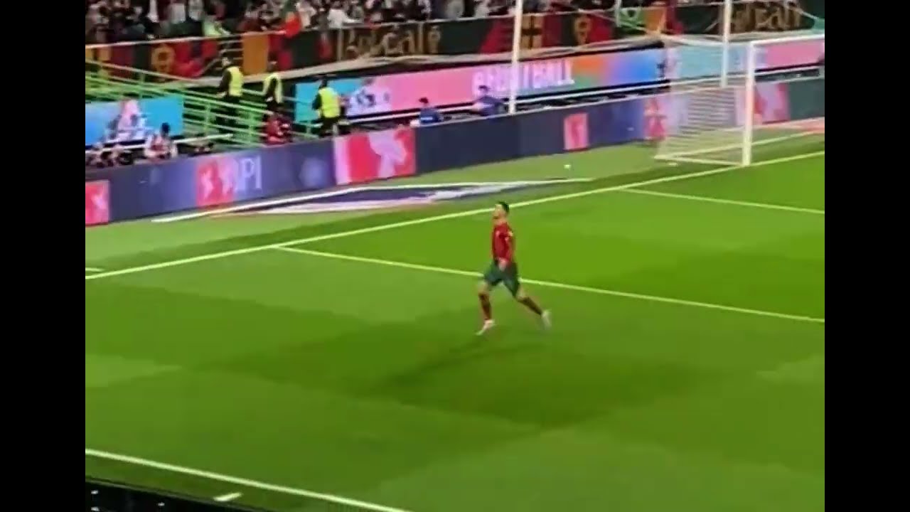 Ronaldo Rocket Free Kick 🚀 (View From Stands)