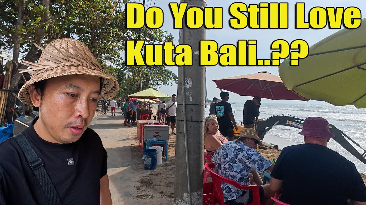 Strolling Around At Kuta Bali After The Storm..!! I Found My Best Burger At The End..!!