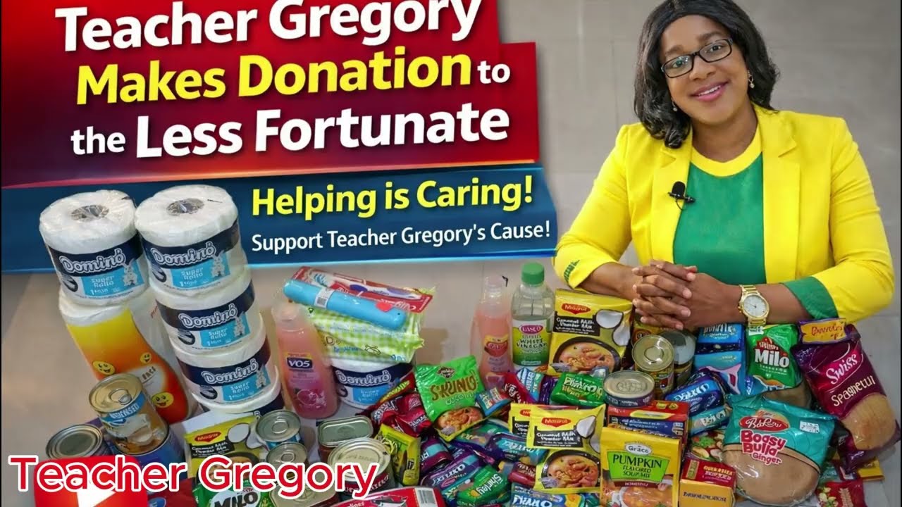 Helping Others Matters ❤️ Teacher Gregory Supports Families in Need