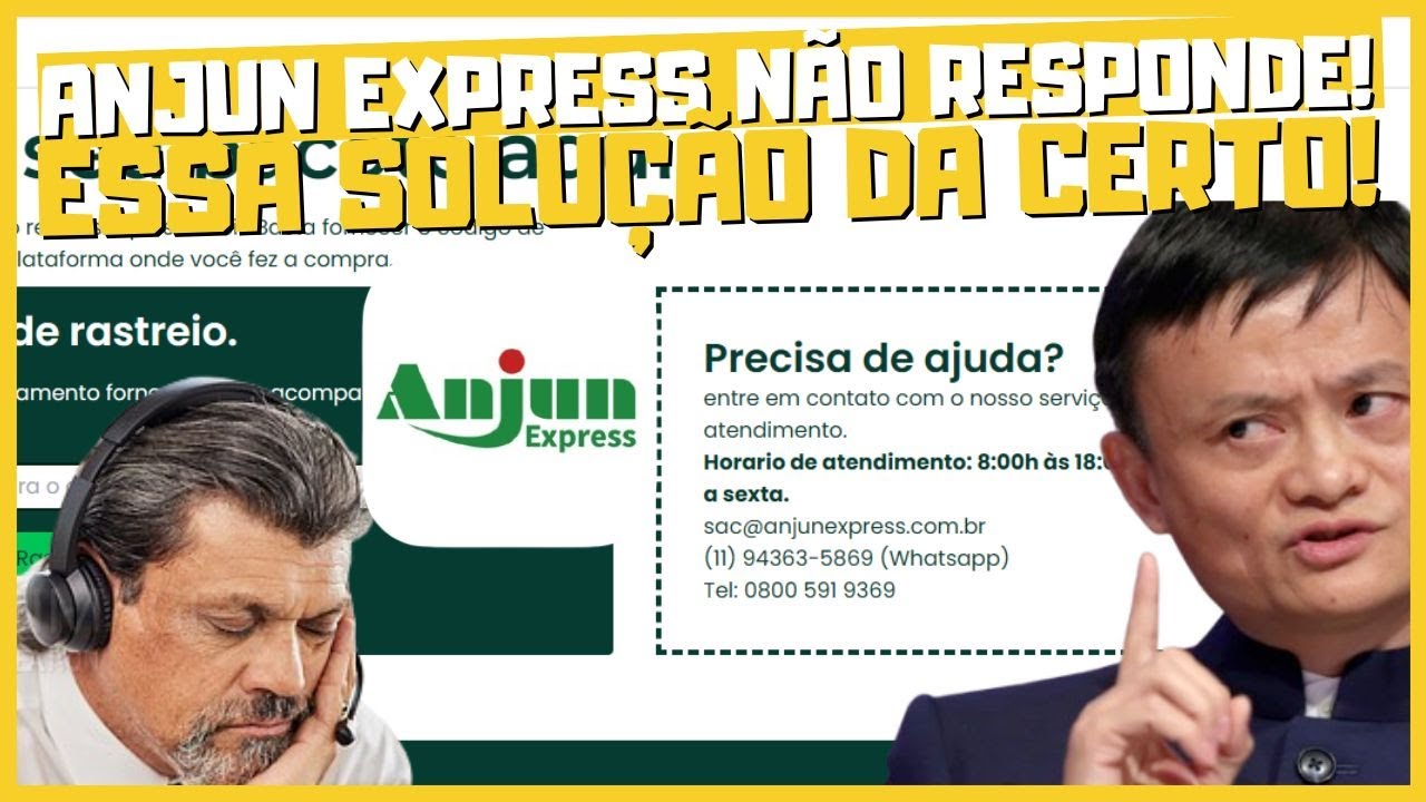ANJUN EXPRESS N&Atilde;O RESPONDE OS MEIOS DE CONTATOS DISPONIVEIS NO SITE! S&Oacute; ASSIM ENT&Atilde;O PARA RESPONDER