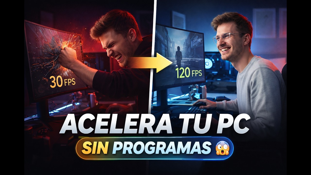 Como Optimizar Windows y Mejorar el RENDIMIENTO de tu PC SIN PROGRAMAS en 2026