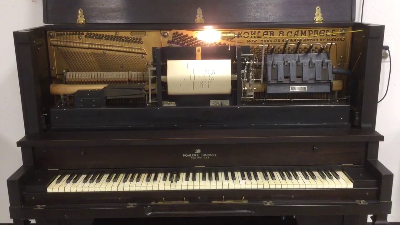 Tip Toe Thru The Tulips on player piano