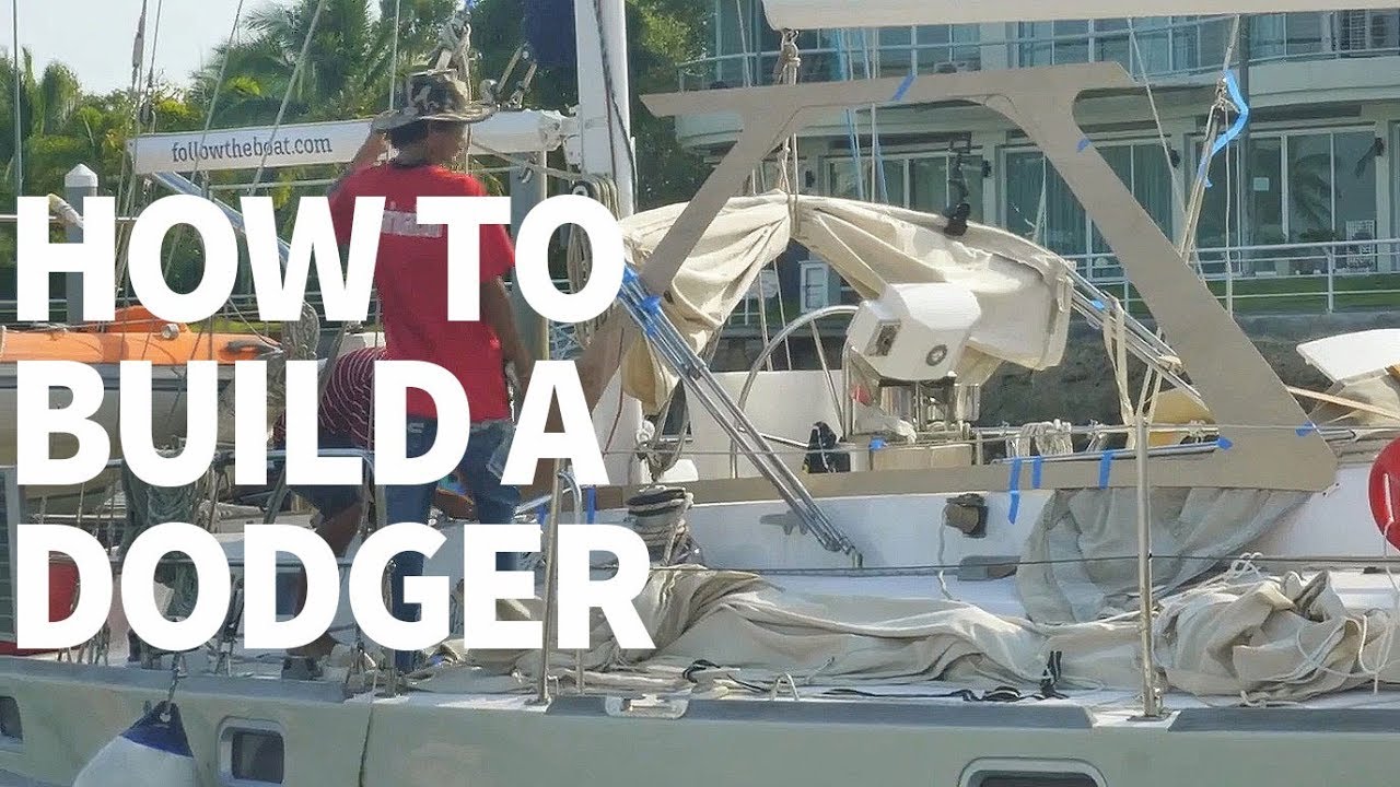 BUILDING A HARD DODGER Pt 1 - SAILING FOLLOWTHEBOAT Ep 106